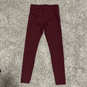 Maroon/ burgundy leggings